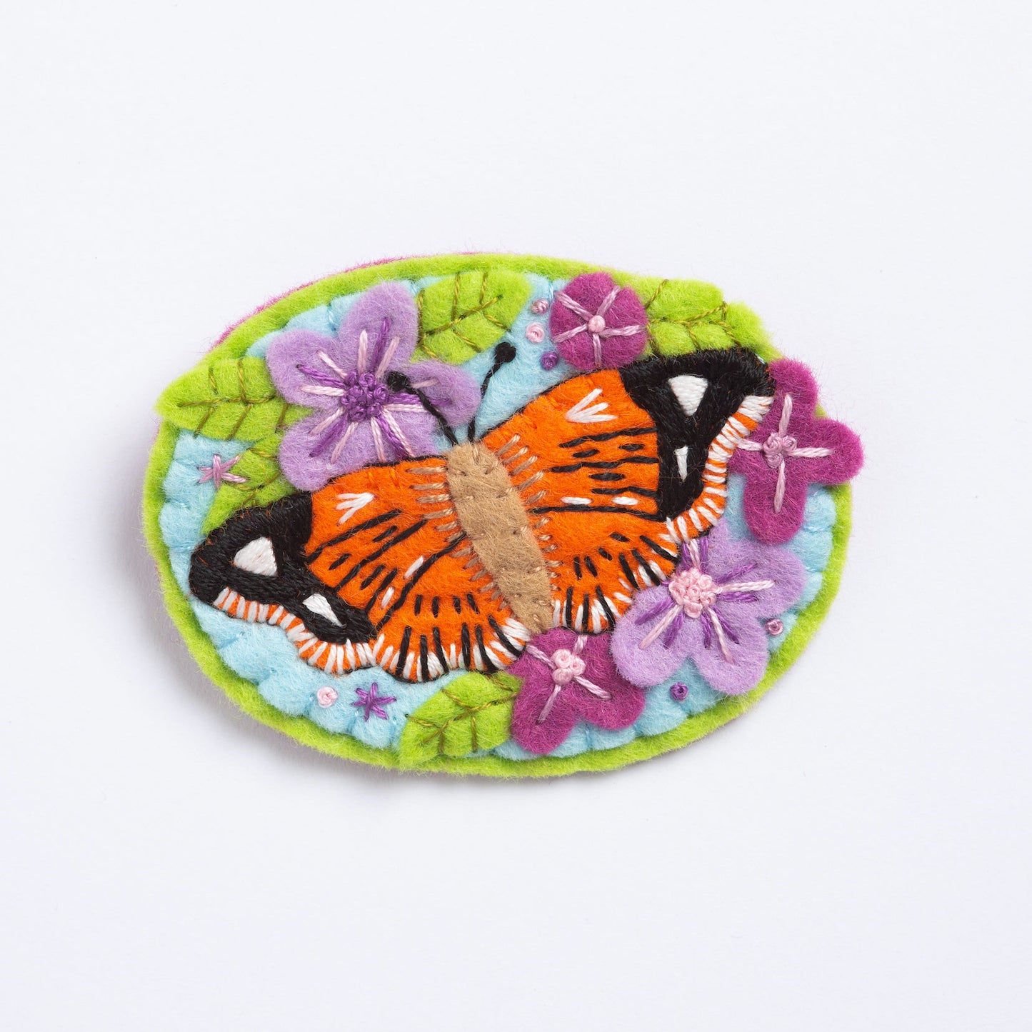 Butterfly Felt Craft Brooch Kit for Beginners