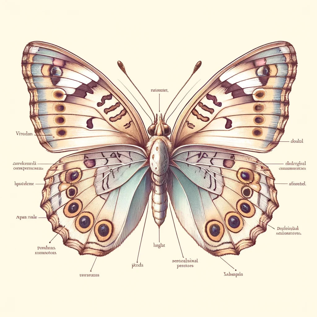 Butterfly Anatomy Canvas