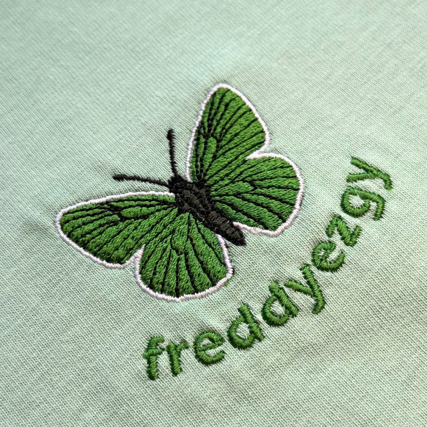 Green Hairstreak Butterfly T-Shirt - Butterfly - Unisex Relaxed Fit