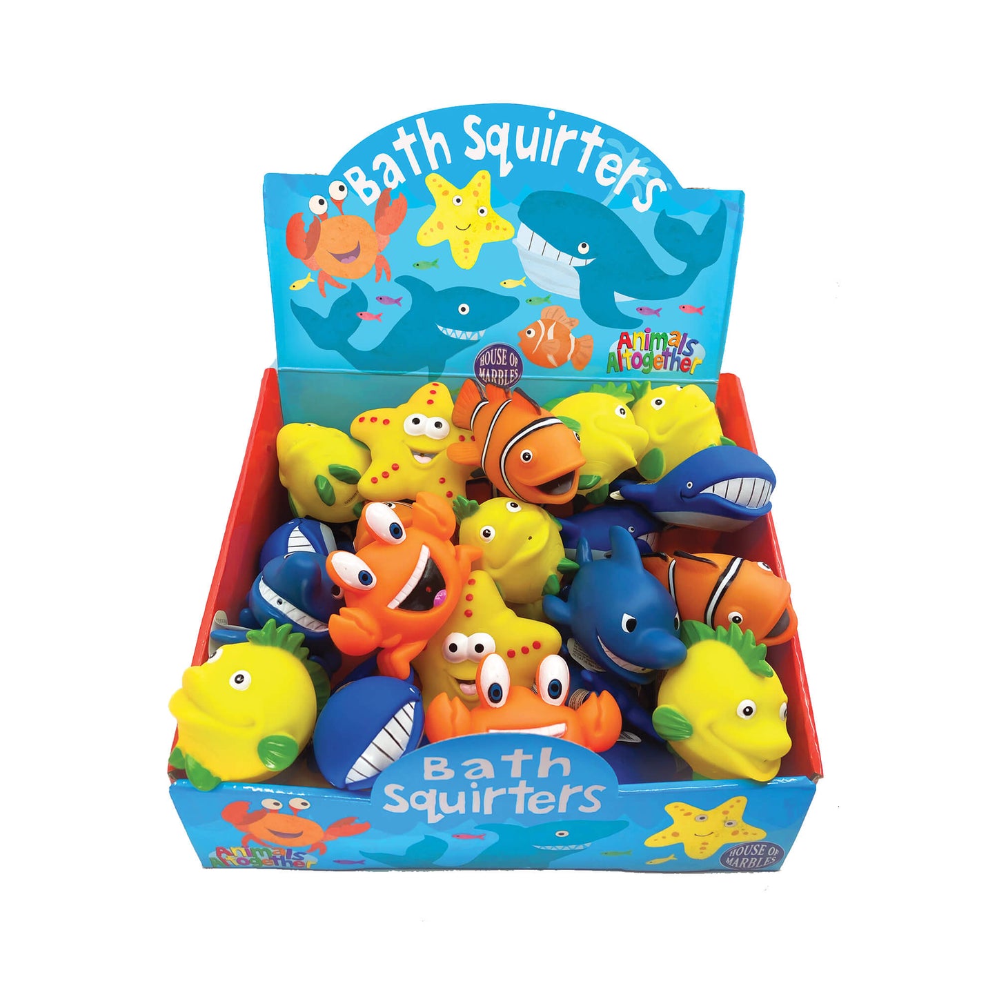 Children's Colourful Squirty Sealife Bath Toy (SINGLE) for All Ages