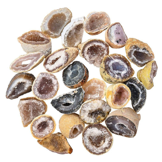 Druzy Agate Geode Collectable Crystal Naturally Coloured (SINGLE UNIT)