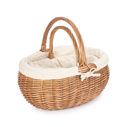 Deluxe Shopper With White Lining Set 2