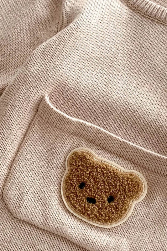Waffle Bear One Piece Playsuit