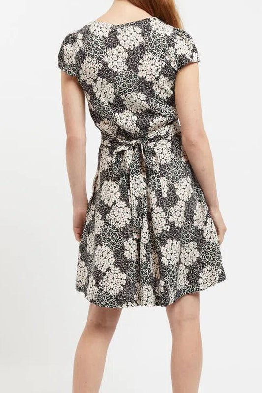 Louche Cathleen Mini Flower Patch in Black & White