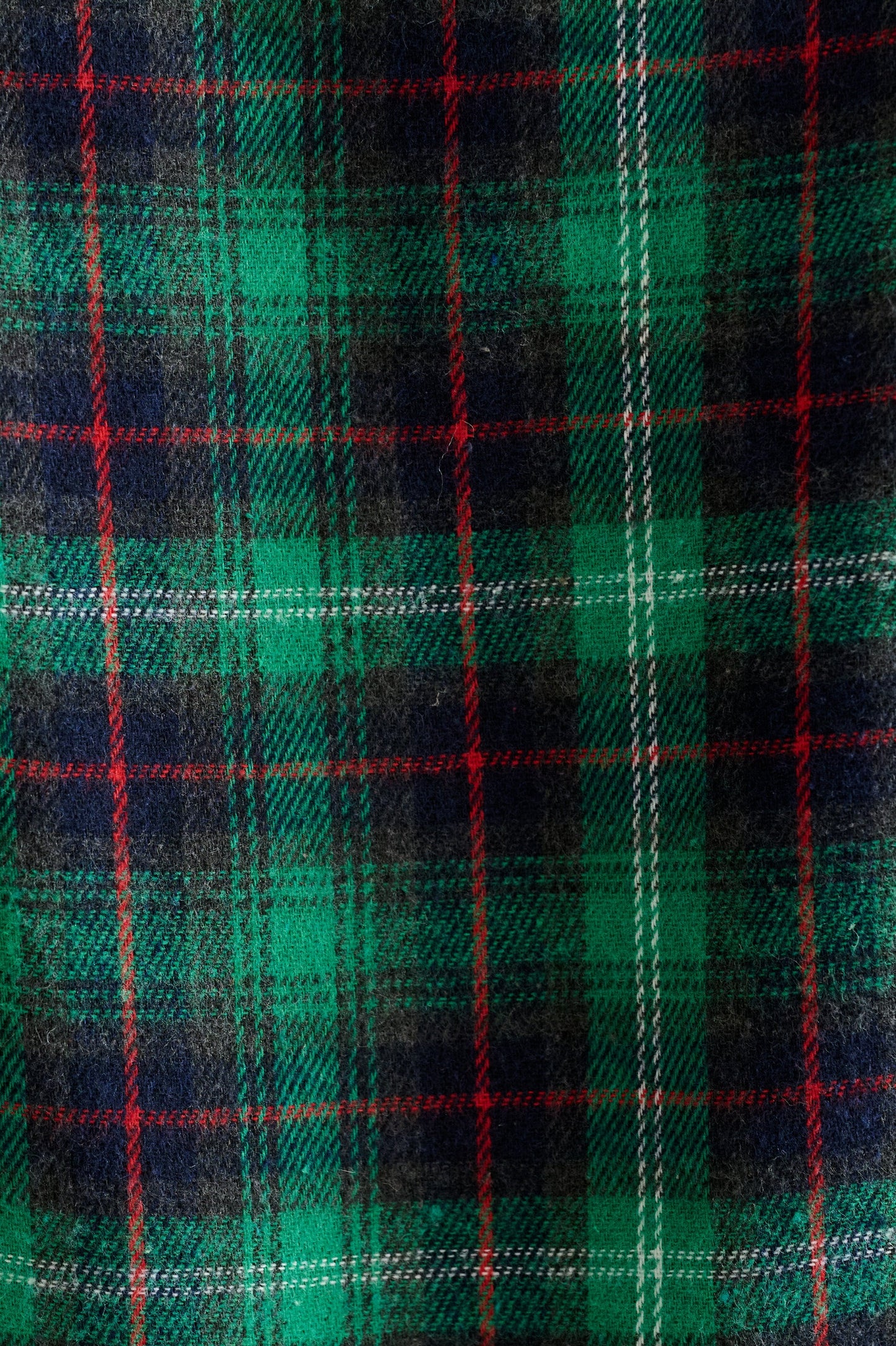 Catlin Winter Check Button Through Midi Dress – Green