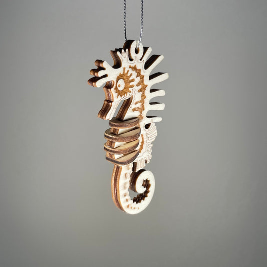 Seahorse Bauble - Flatpack Model Kit by Curious Rabbit ®