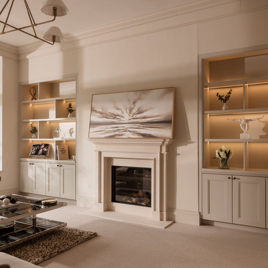 Infinity Panoramic Framed Printed Canvas