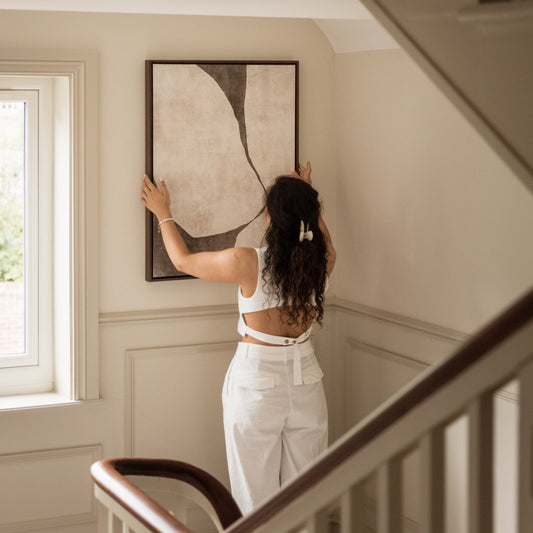 Gigi I Portrait Framed Printed Canvas