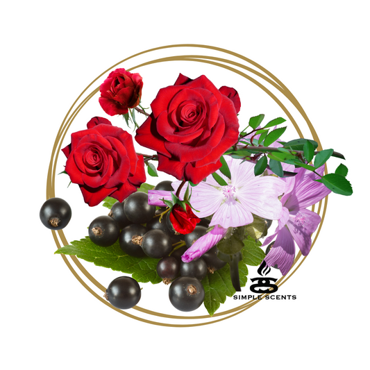 Celeste - Simple Scents Luxe Rosé Noir Wooden Wick Soy Candle
