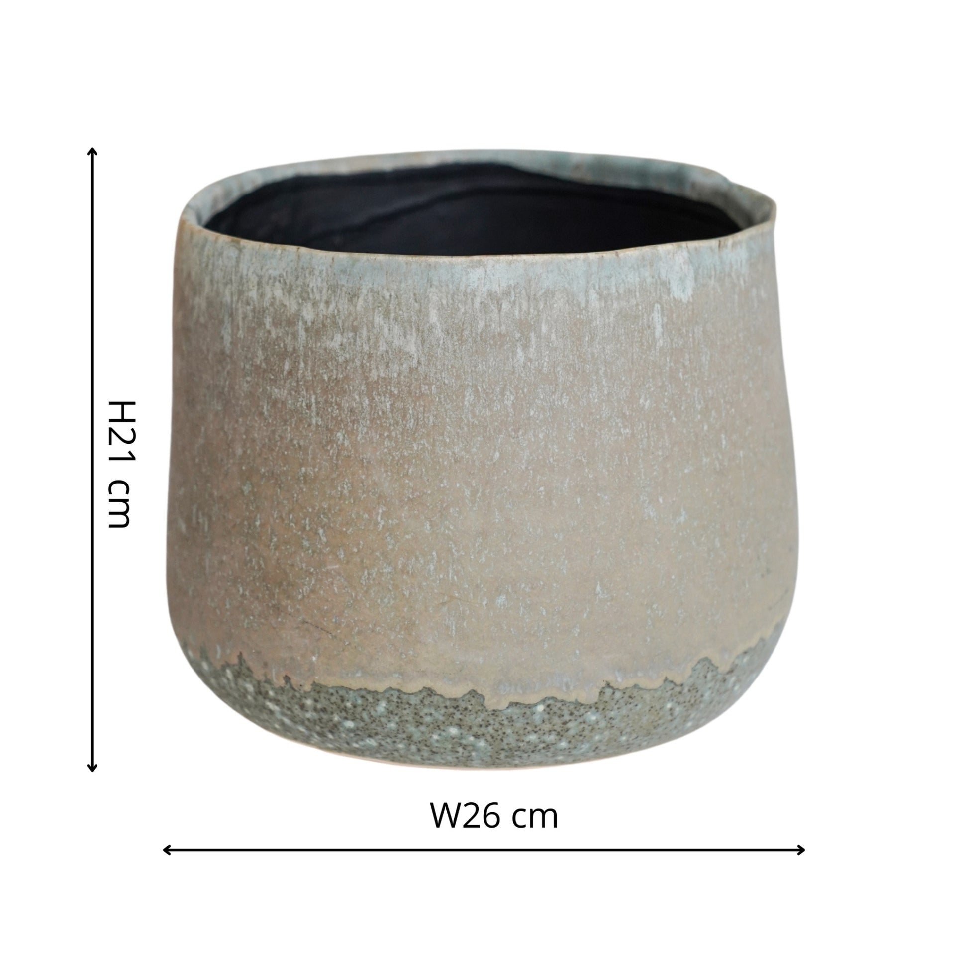 TheFoalyard Ivyline Celeste Grey Planter