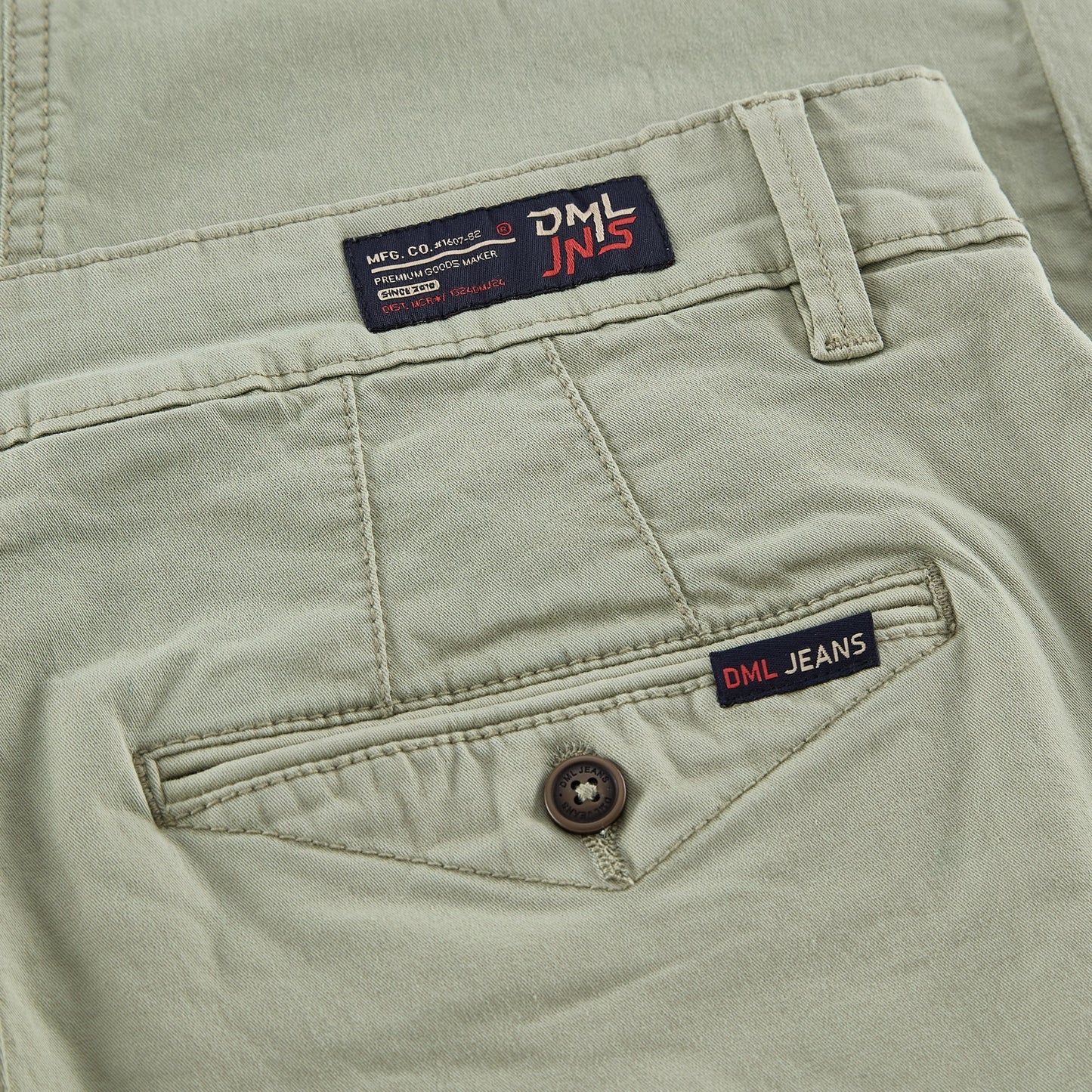Cleveland slim fit mens chino in Sage