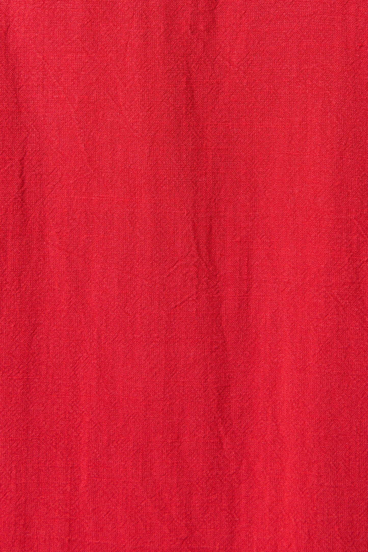 Clover Linen Mix Midi Sundress - Red