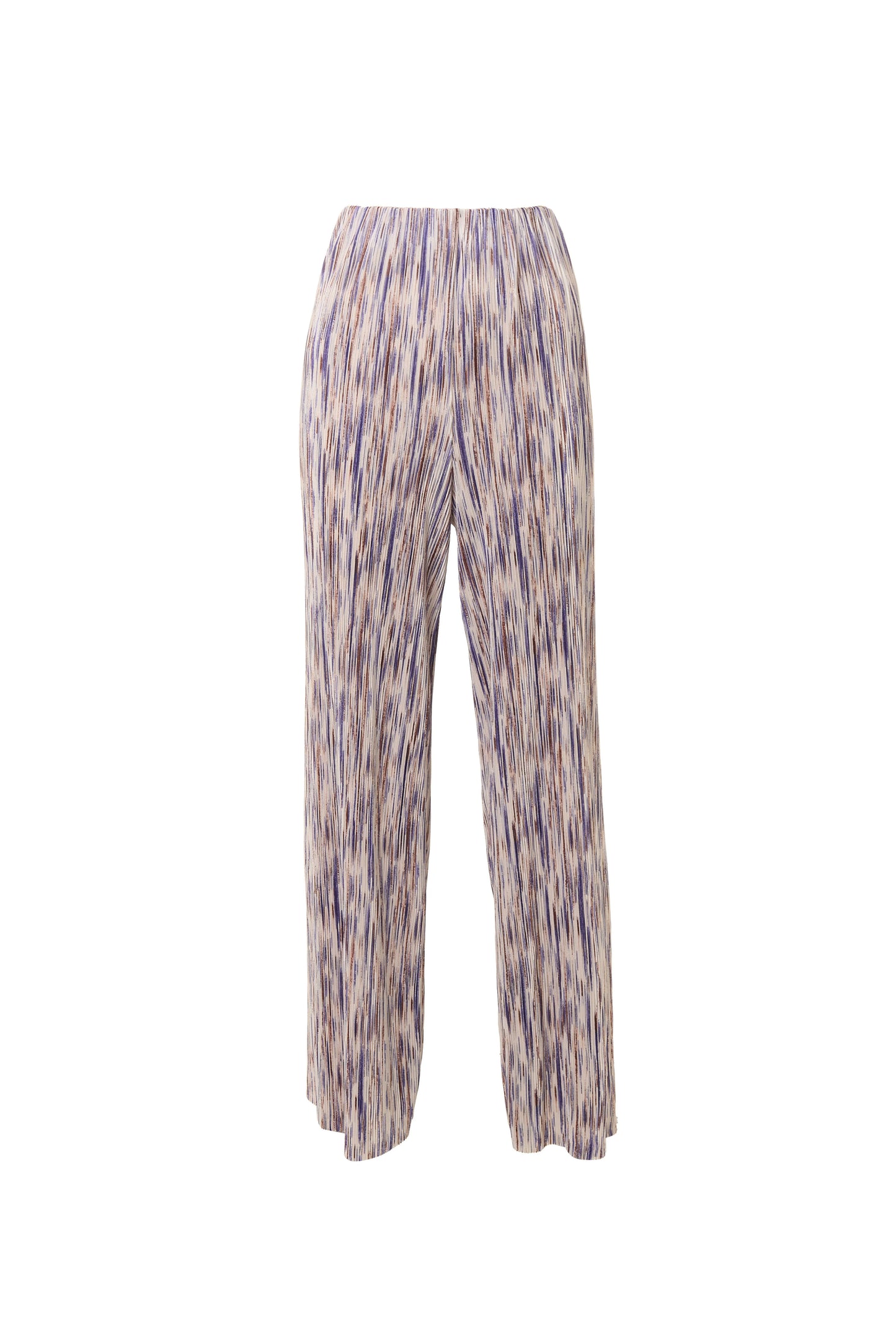 Clothide Line Print Pleat Trousers
