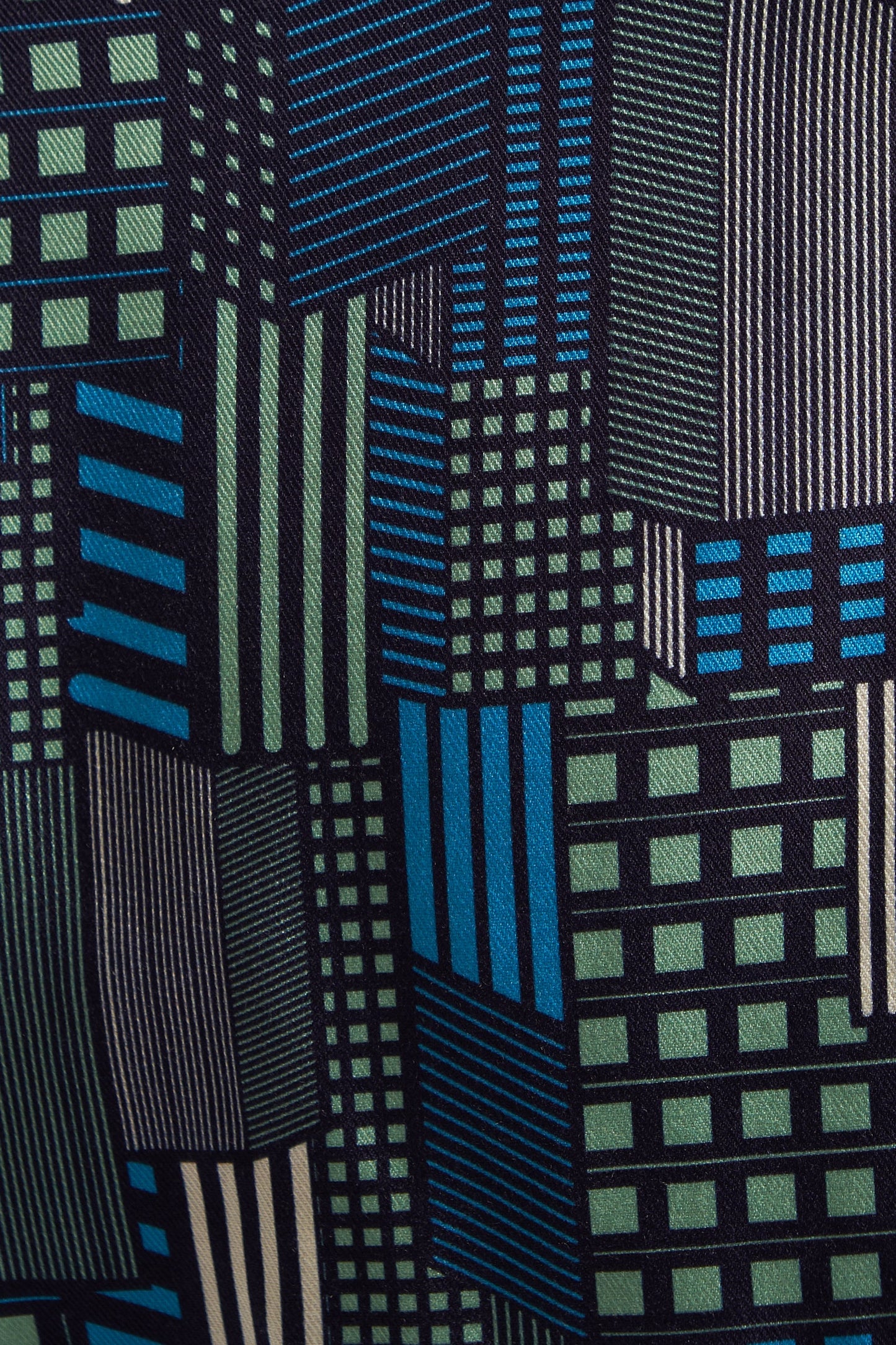 Moski Geo City Print Jumpsuit