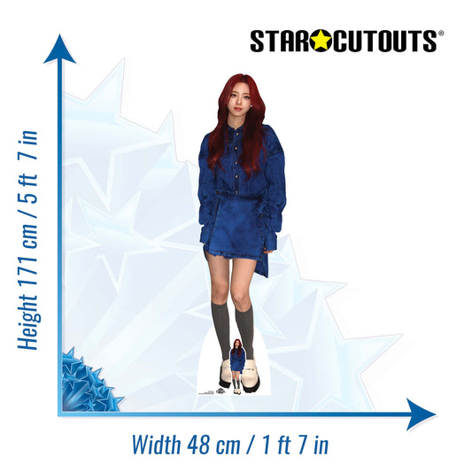CS1148 Yuna Shin Yu-na Height 171cm Lifesize Cardboard Cut Out With Min