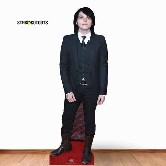 CS1172 Gerard Way Height 176cm Lifesize Cardboard Cutout With Mini
