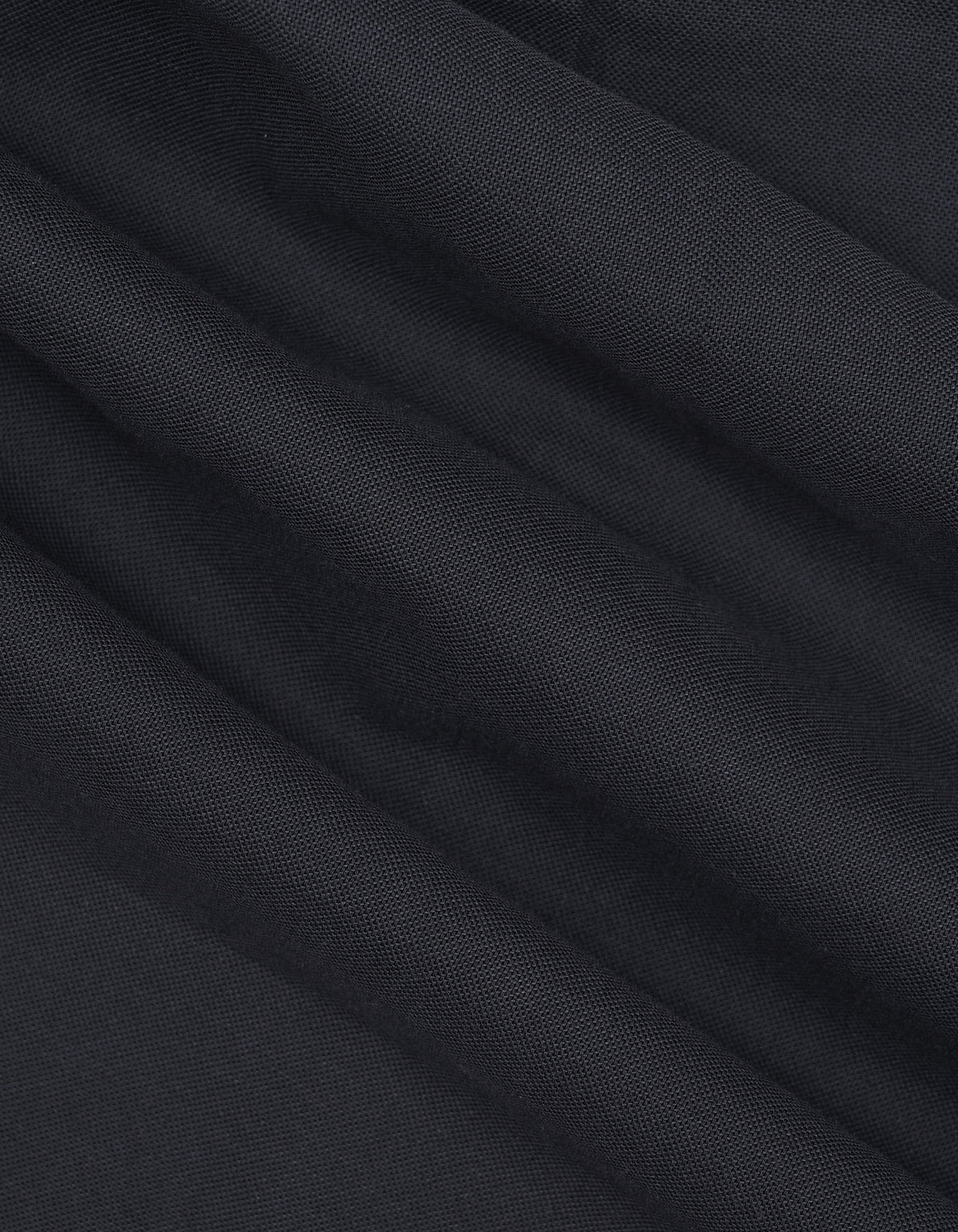 Black Long Sleeve Button Down Casual Shirt