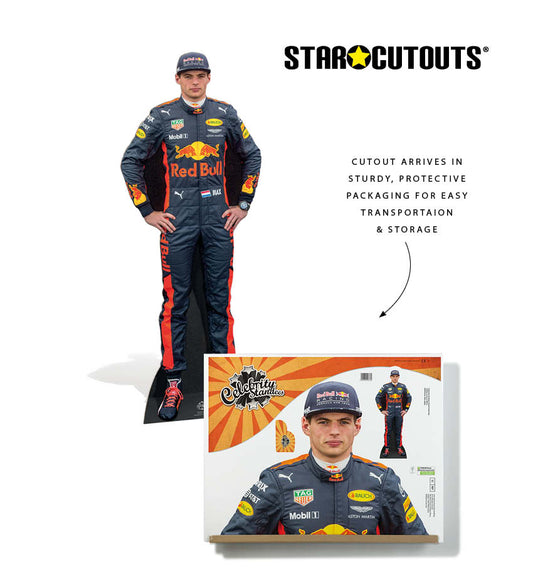 CS667 Max Verstappen Height 177cm Lifesize Cardboard Cutout With Mini