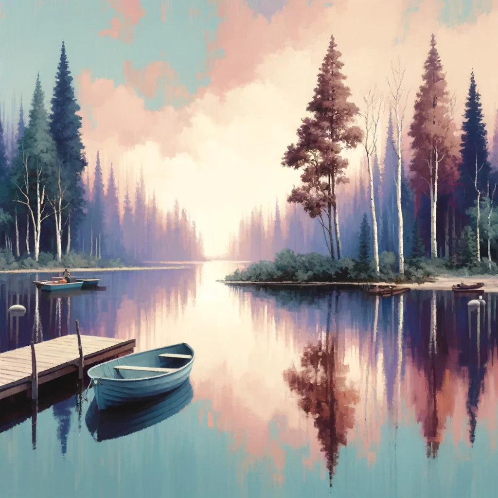 Calm Lake Canvas