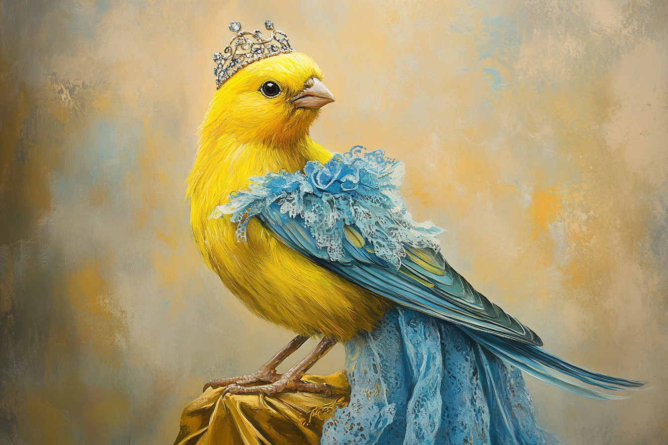 Canary Majesty Canvas