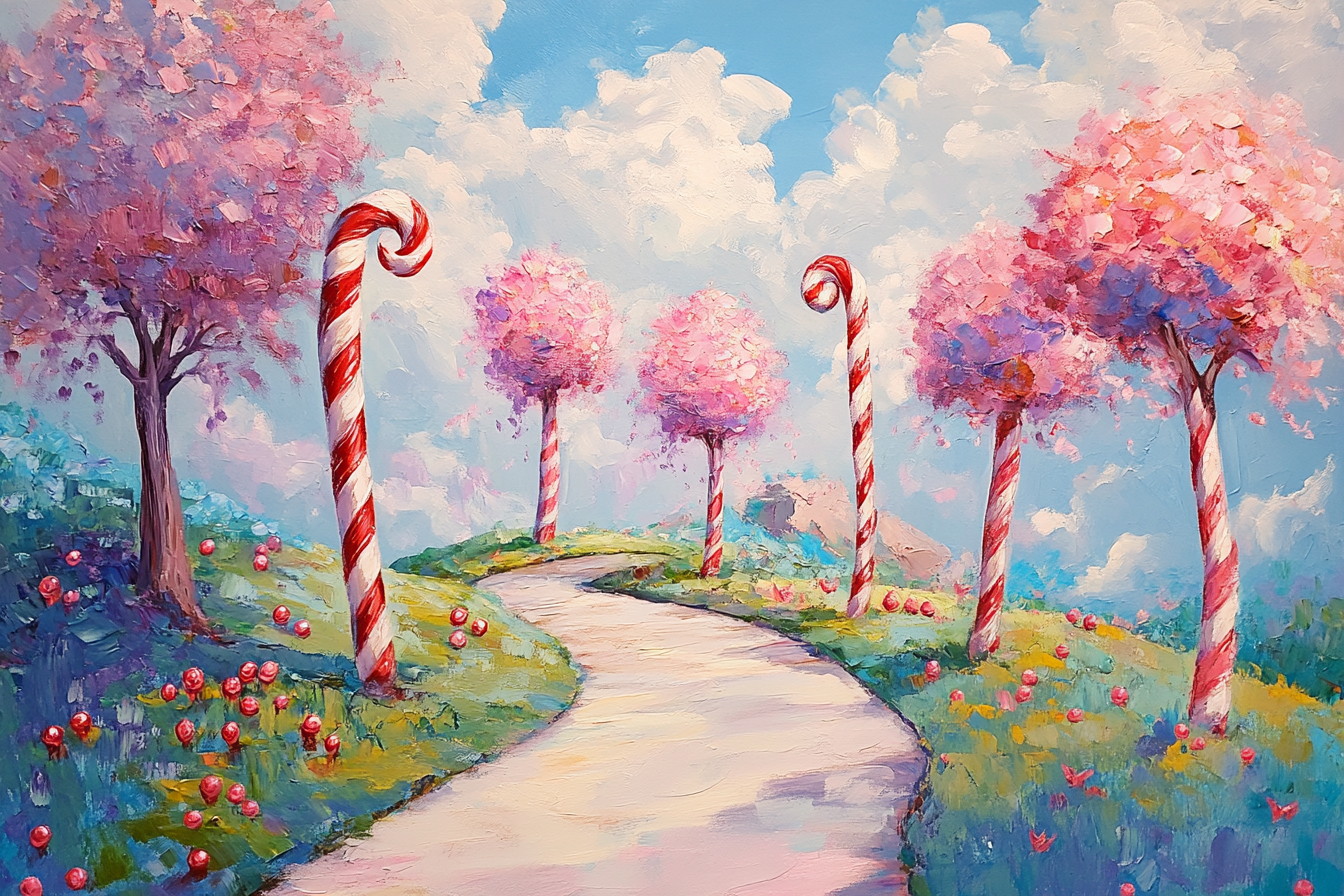Candy Land Joyful Canvas