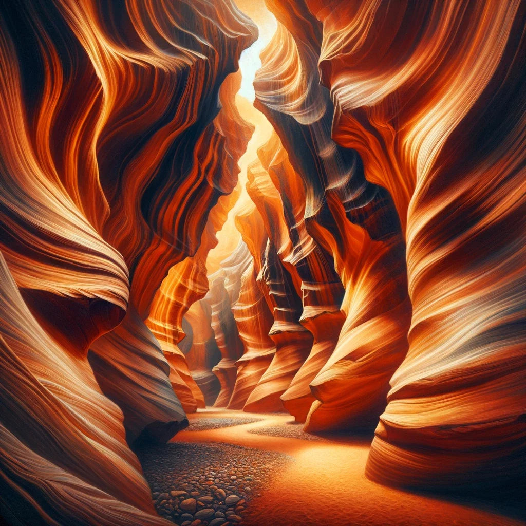 Canyon Passageways Cotton Cushion