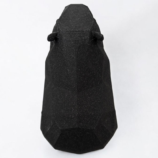 Sculpture #34 | Geometric Capybara Statue | Modern 3D Printed Desk Decor