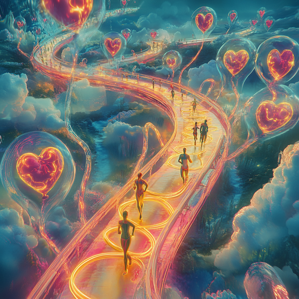 Cardio Labyrinth Canvas
