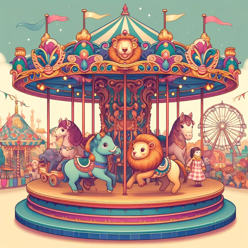 Carnival Carousel Canvas