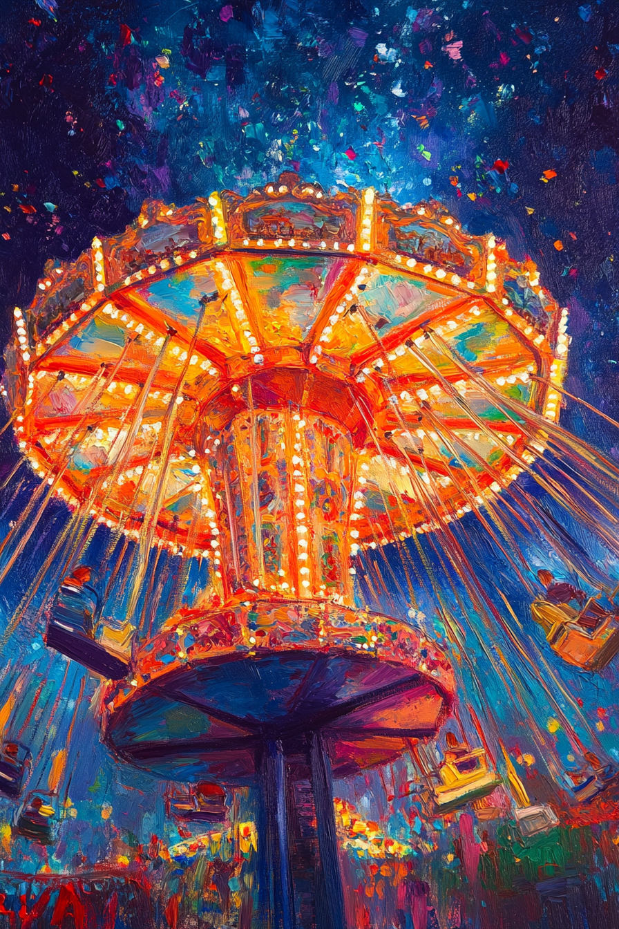 Carousel Dreamscape Canvas