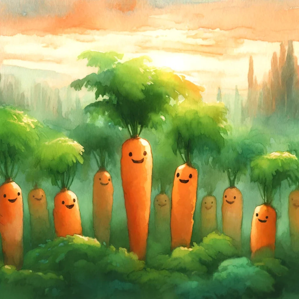 Carrot Symphony Canvas