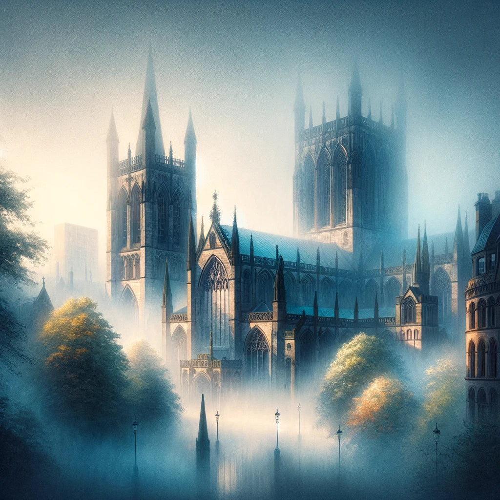 Manchester Cathedral Dawn Canvas