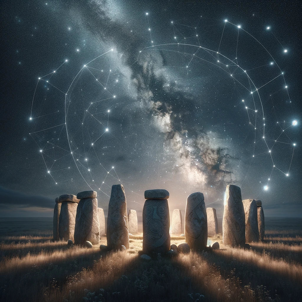 Celestial Stones Cotton Cushion
