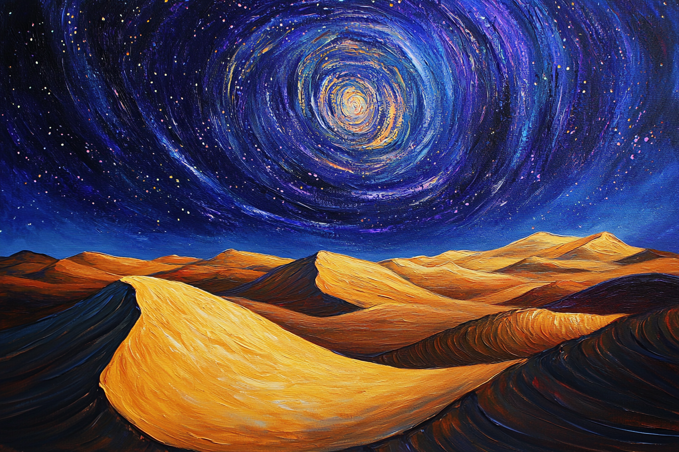 Celestial Desert Dreams Canvas