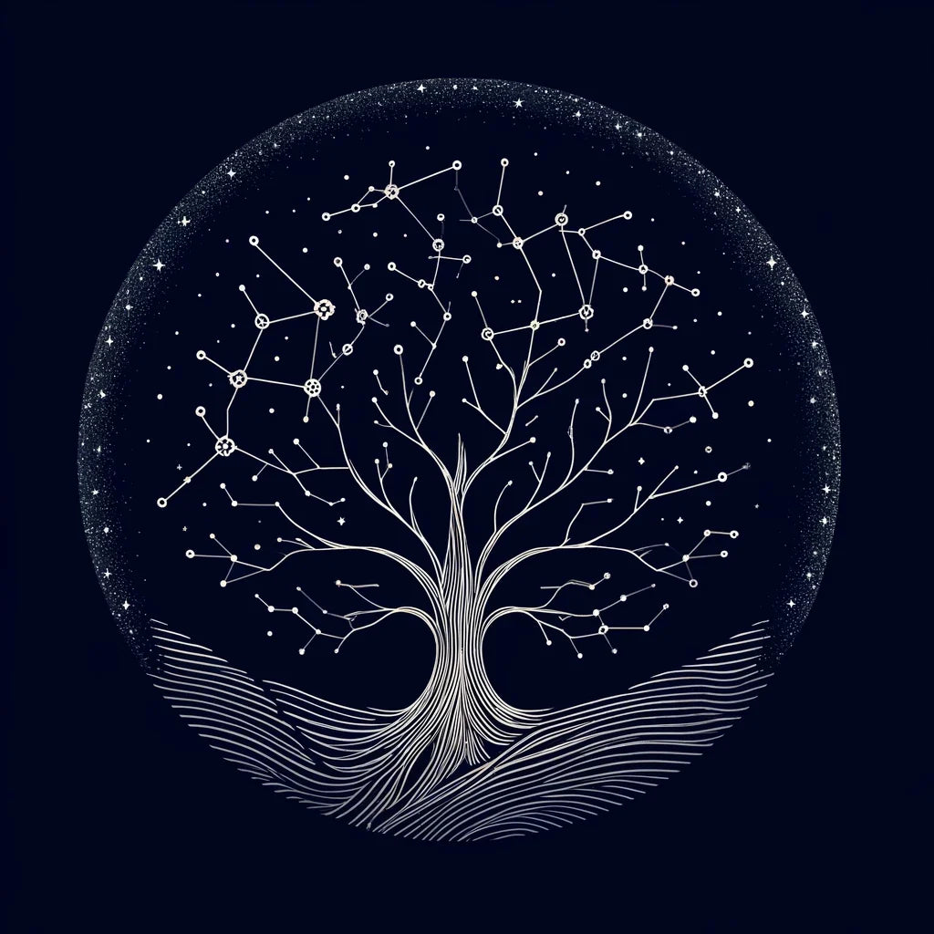 Celestial Sapling Canvas