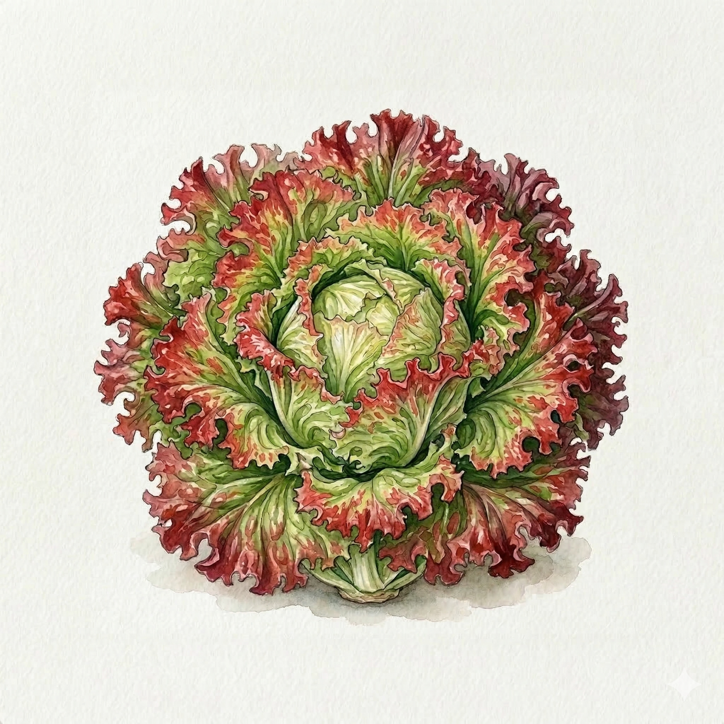 Lettuce Seeds - Cervanek - The Vibrant Pinkish-Red Butterhead (300est)