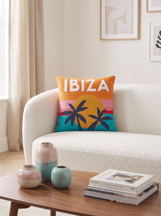 Ibiza Needlepoint Pillow