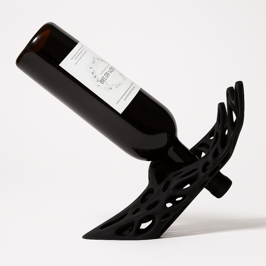 Flow | 3D Printed Balancing Wine Bottle Holder
