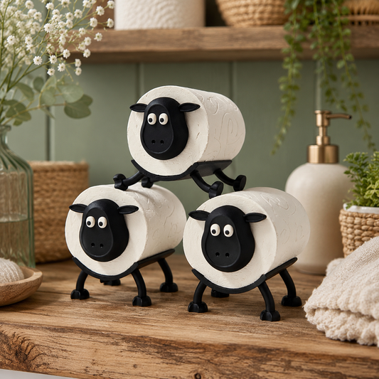 Sheep Toilet Roll Holder – Funny 3D Printed Bathroom Décor | Made in UK |
