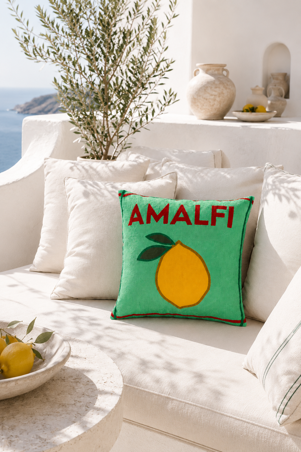 Amalfi Needlepoint Cushion