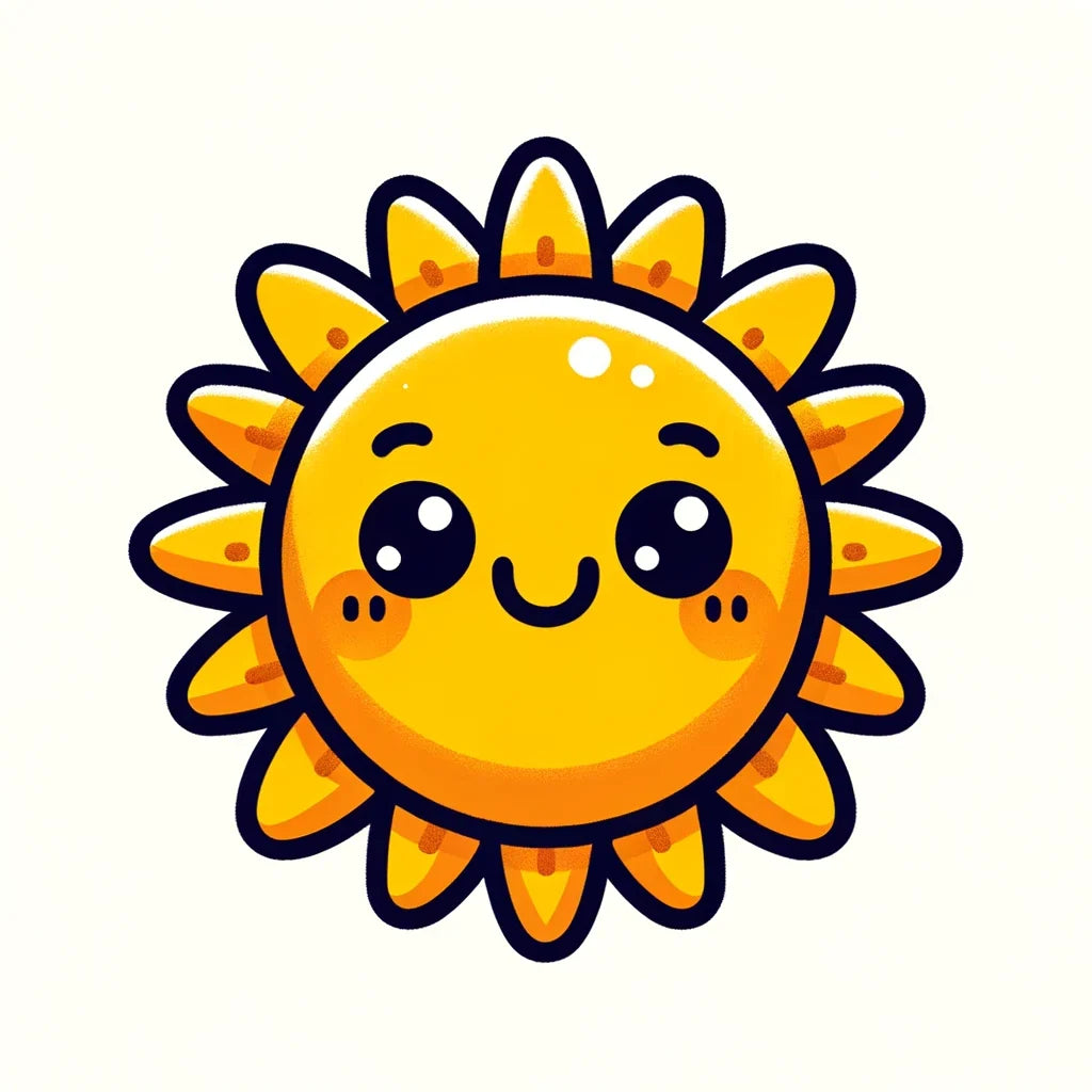 Cheerful Sun for Kids Canvas