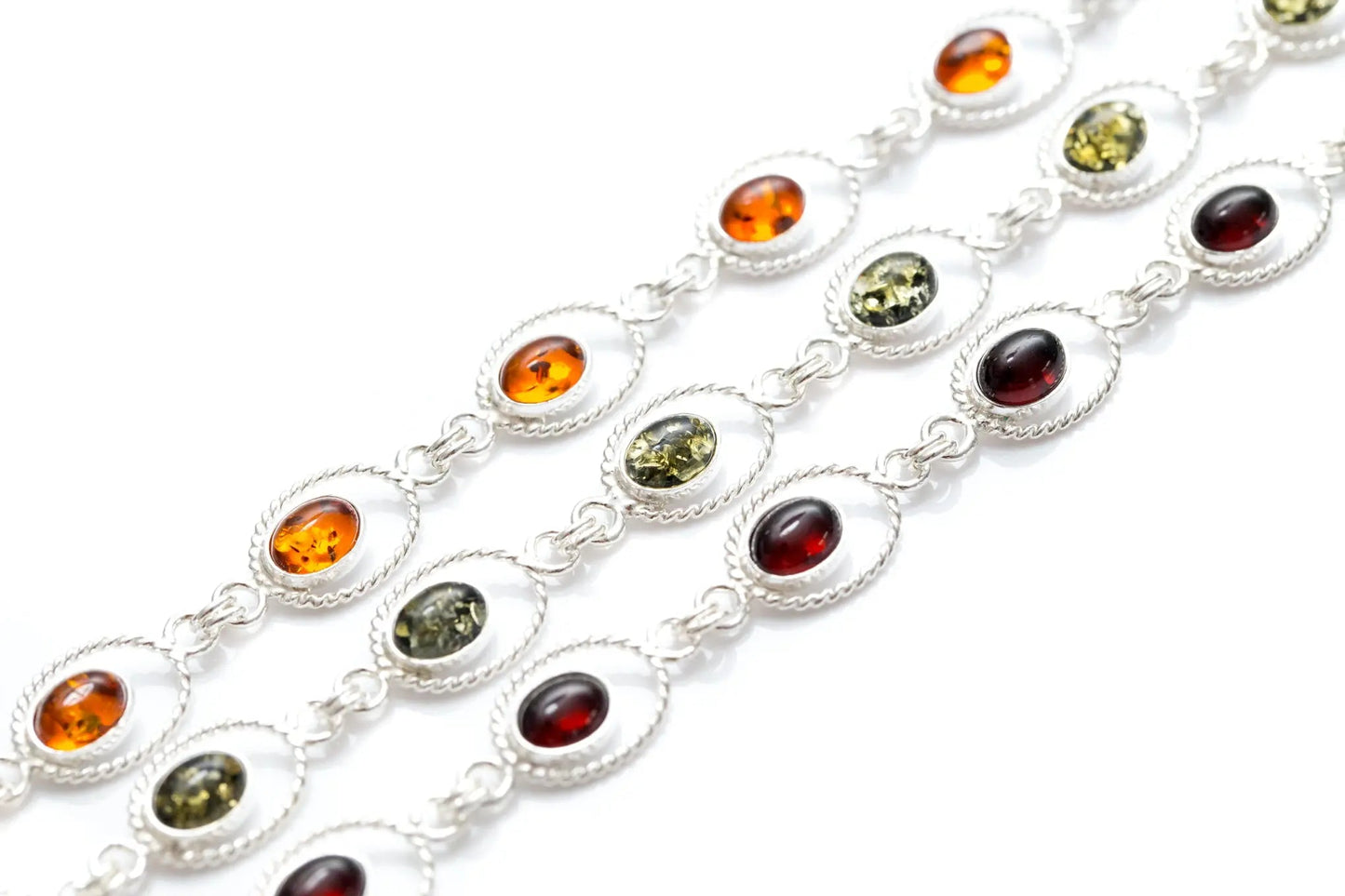 Cherry Red Quintessence Link Bracelet