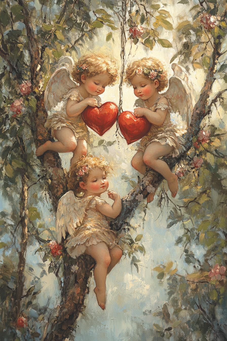 Cherub Angels Canvas