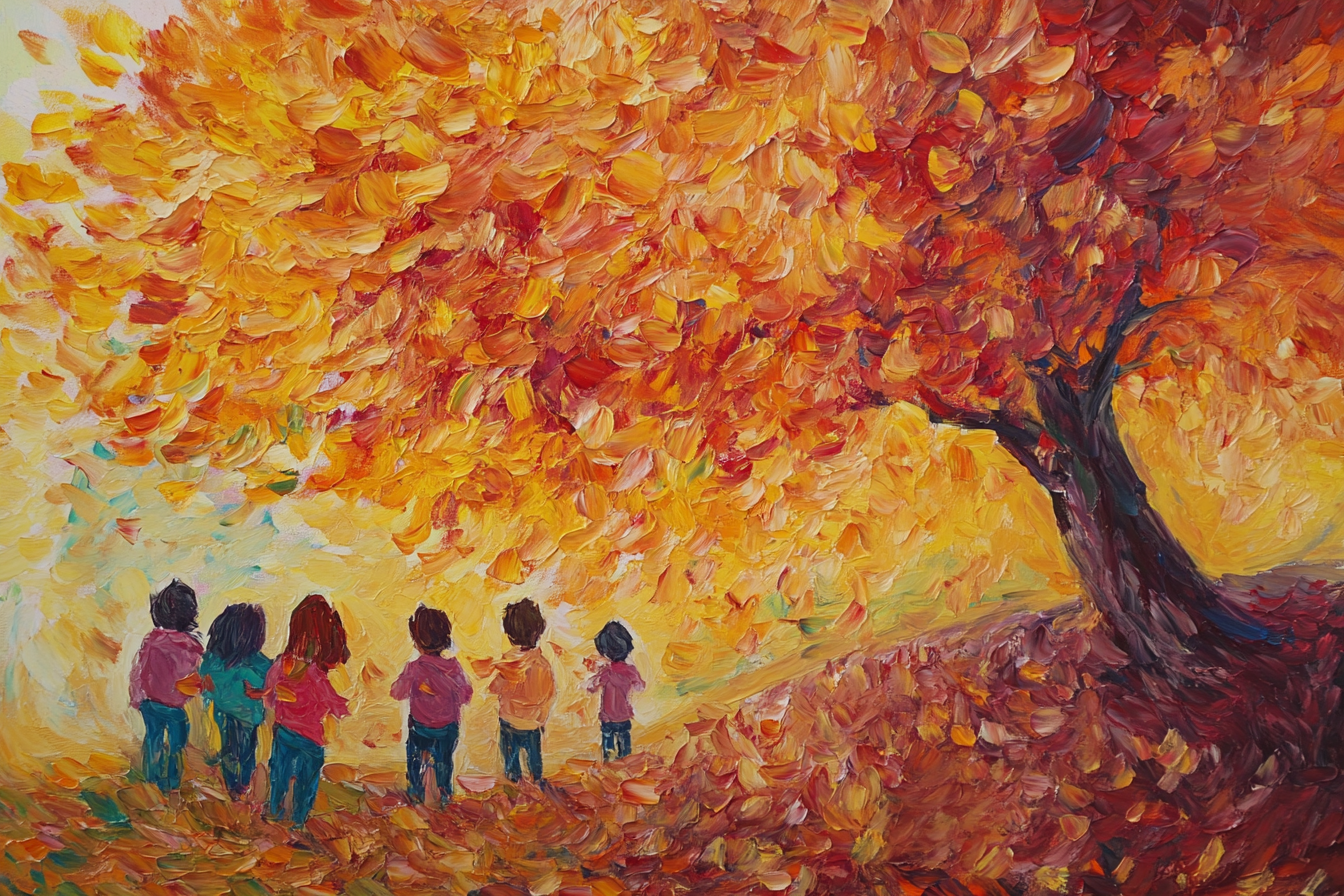 Children's Autumn Canvas