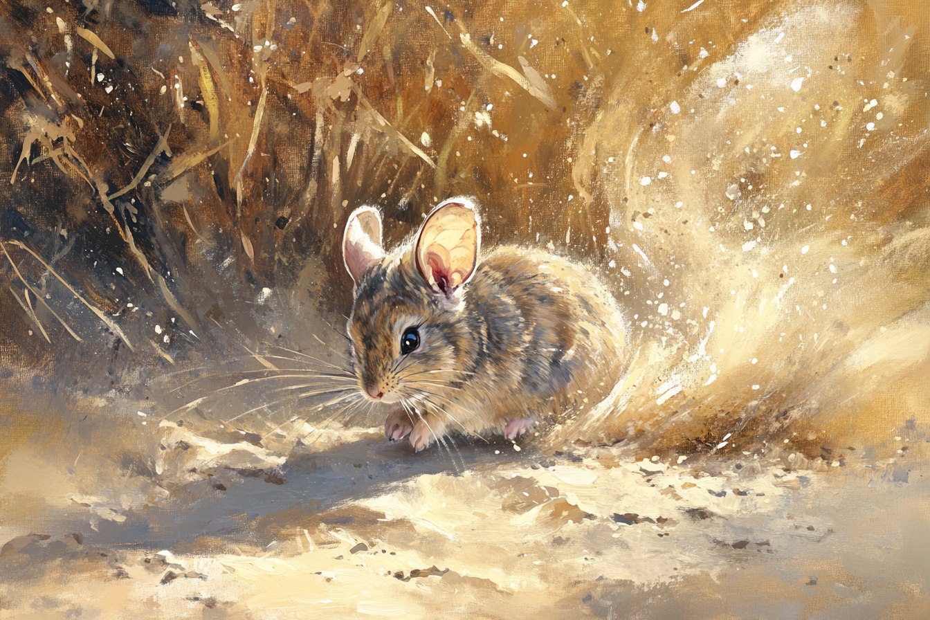 Chinchilla in Sunlit Canvas