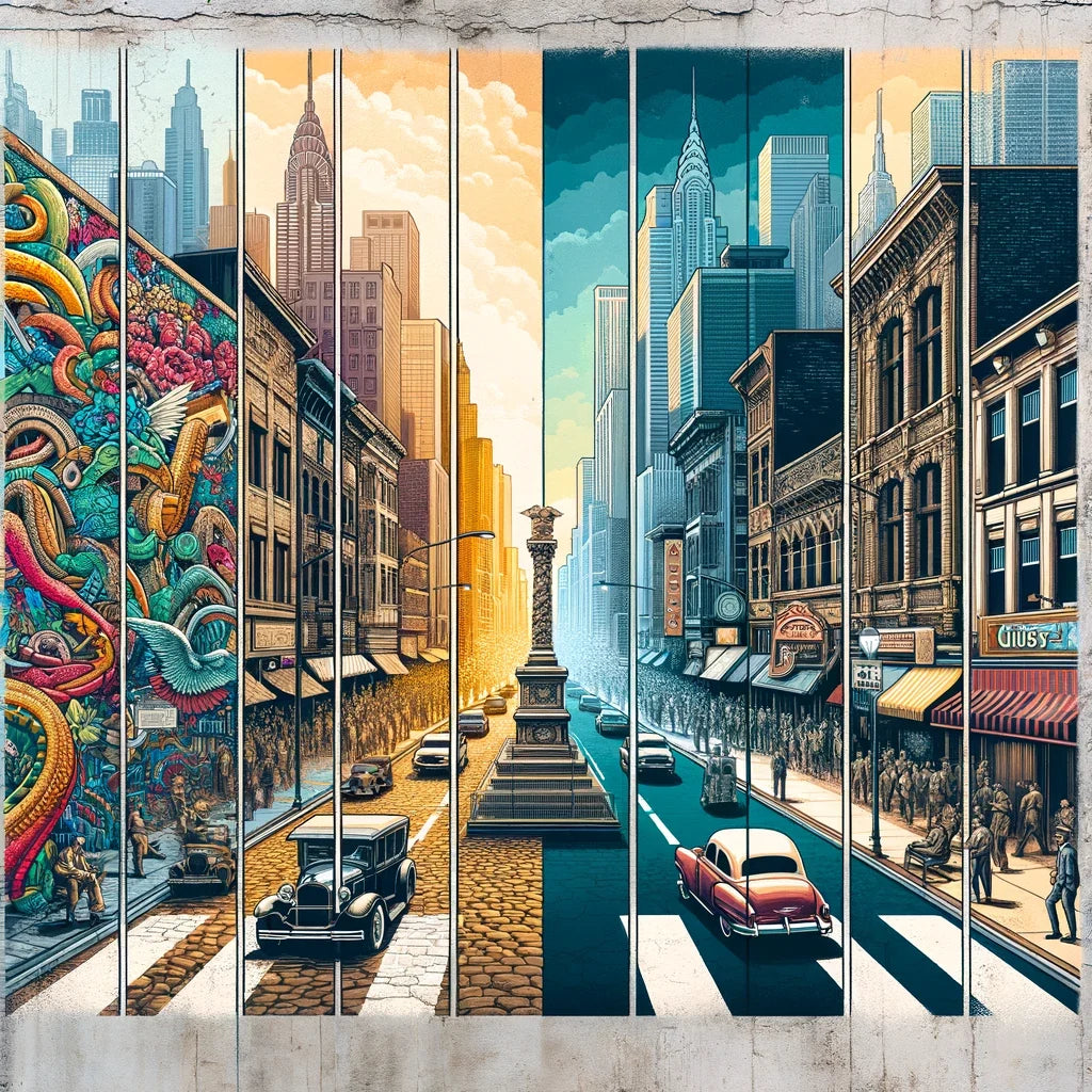 City Evolution Canvas