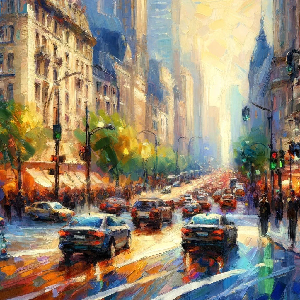 City Vibrance Canvas
