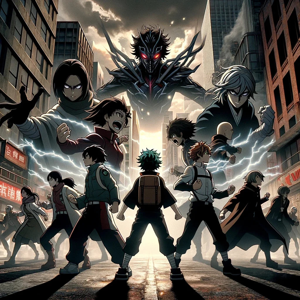 Cityscape Heroic Standoff Canvas