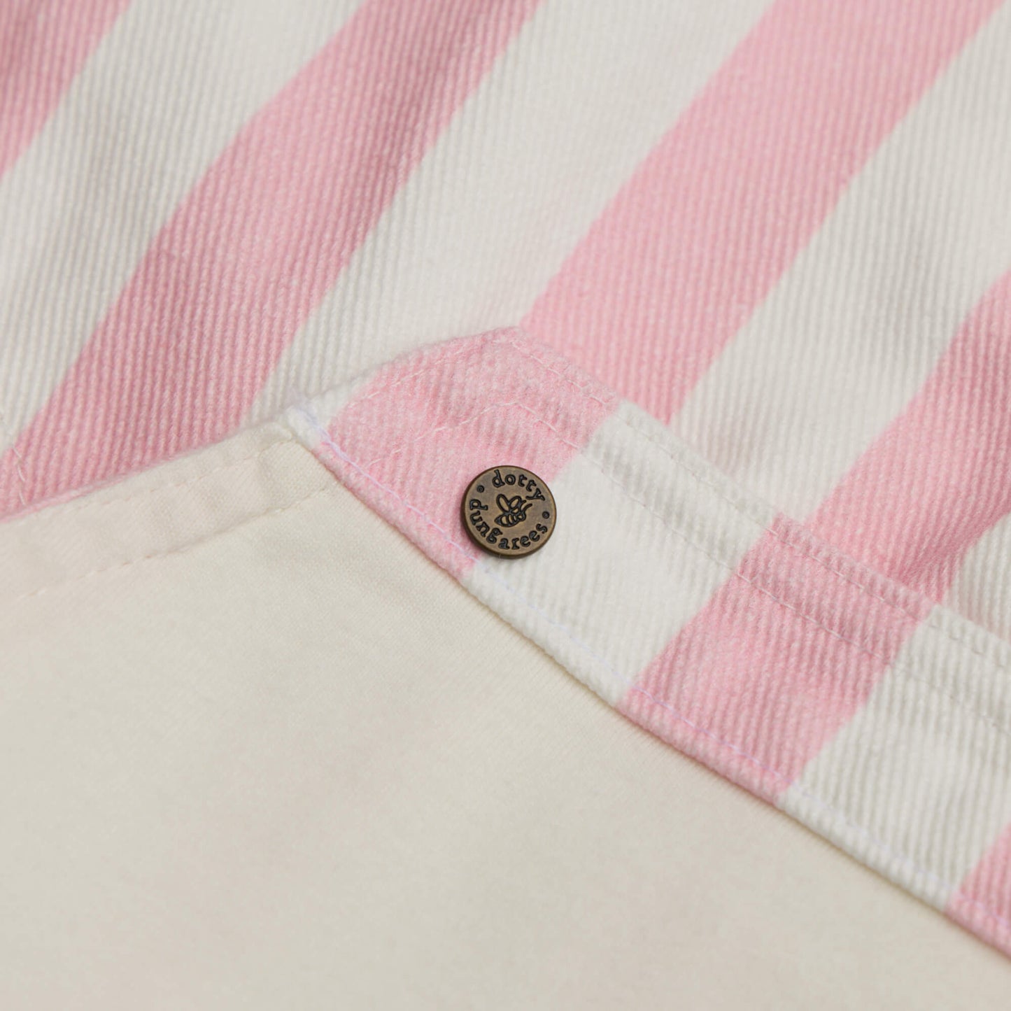Classic Wide Stripe Dress - Pink