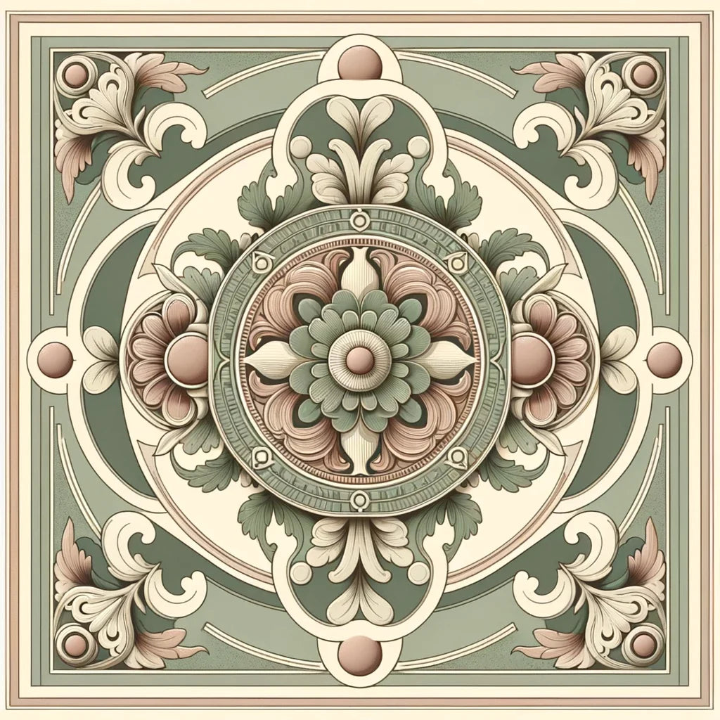 Classical Medallion Canvas